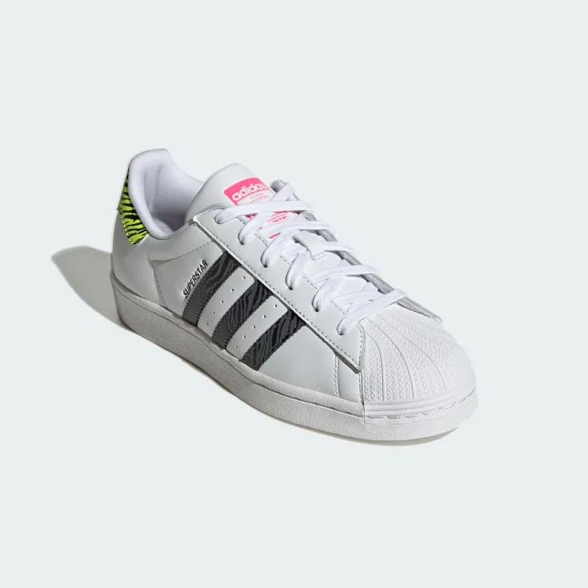 Adidas Superstar Shoes Cloud White Core Black Solar Yellow Sale