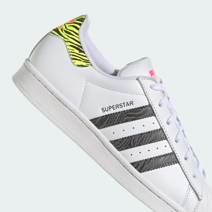 Adidas Superstar Shoes Cloud White Core Black Solar Yellow Sale