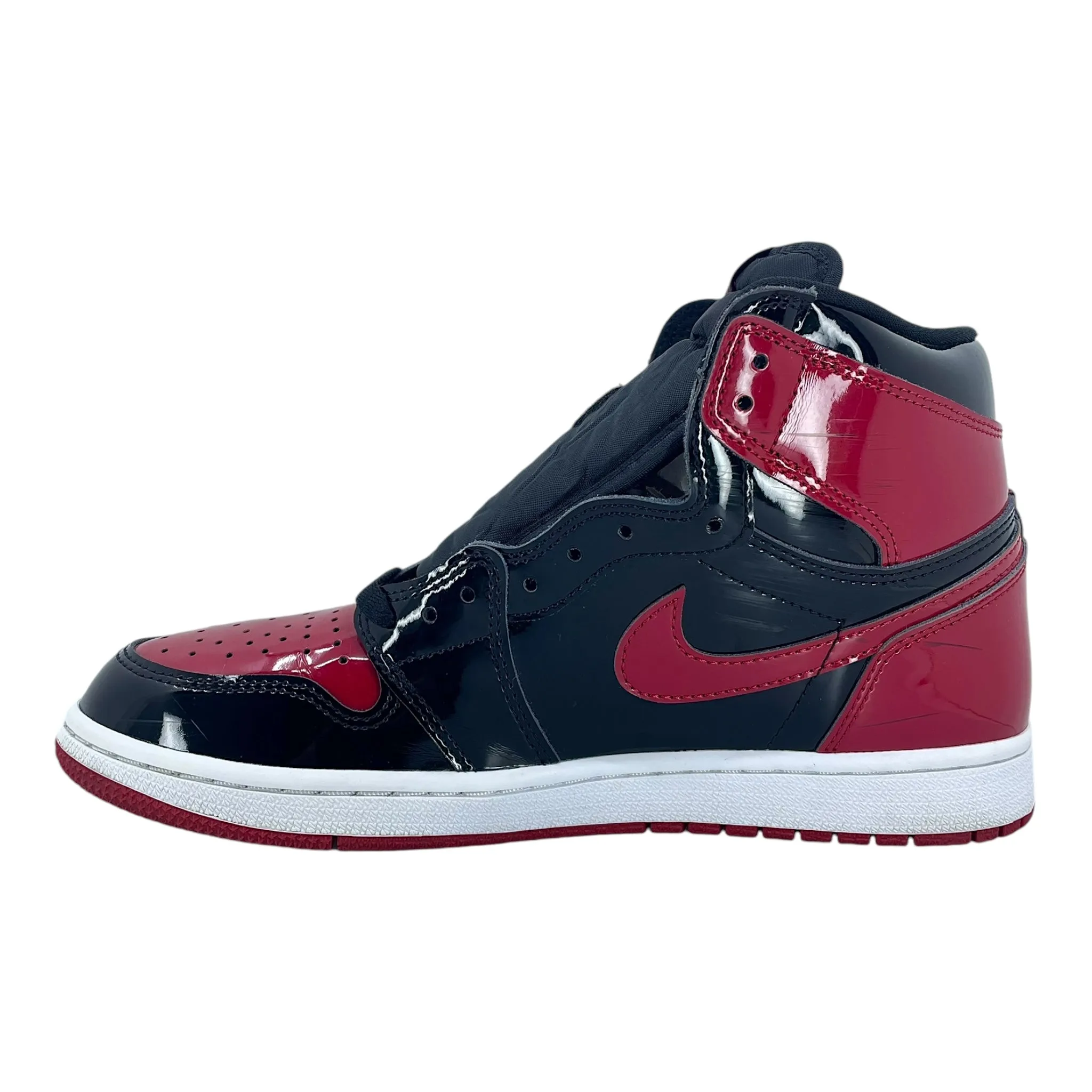 Air Jordan 1 Retro High OG Bred Patent Pre-Owned