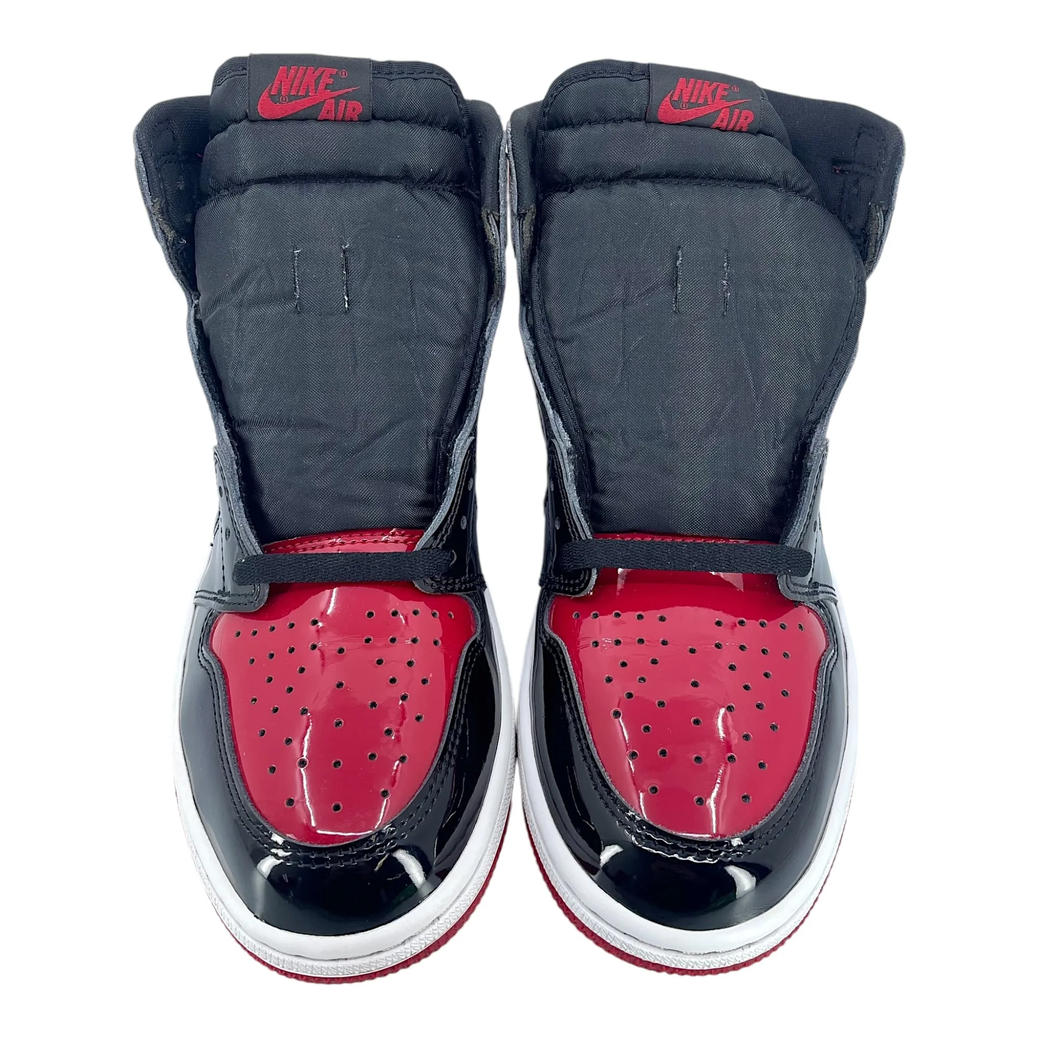 Air Jordan 1 Retro High OG Bred Patent Pre-Owned