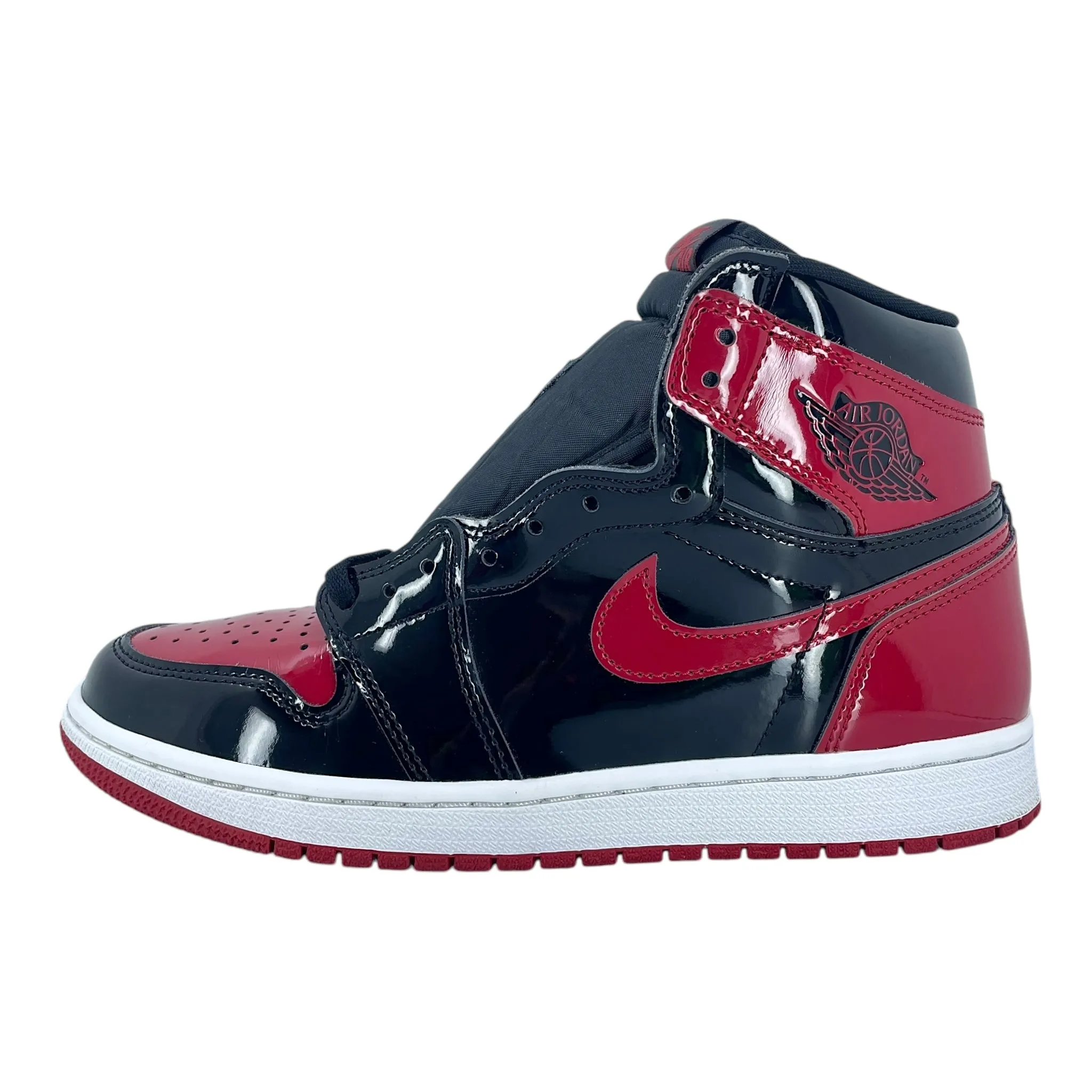 Air Jordan 1 Retro High OG Bred Patent Pre-Owned