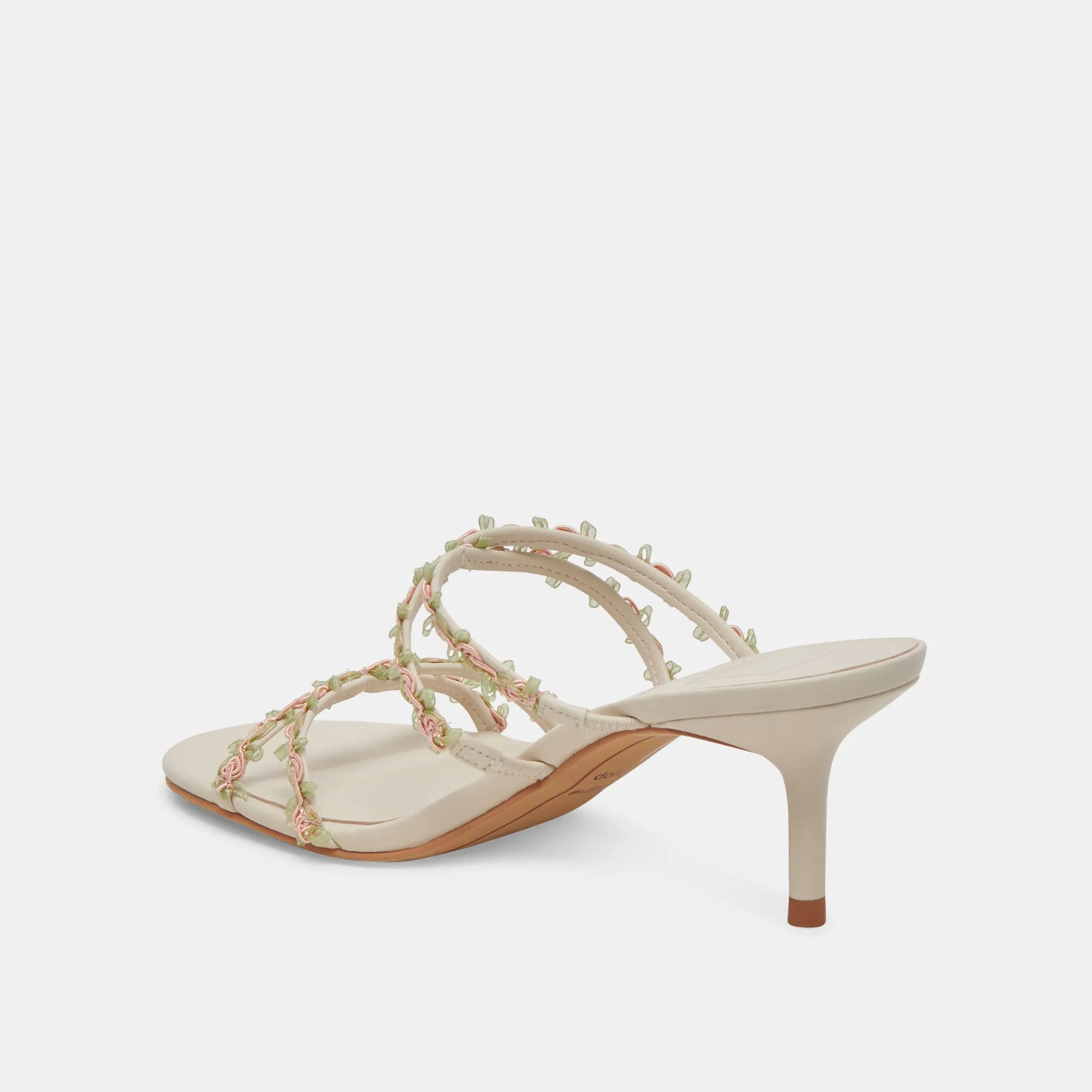 BETTI HEELS IVORY MULTI STELLA