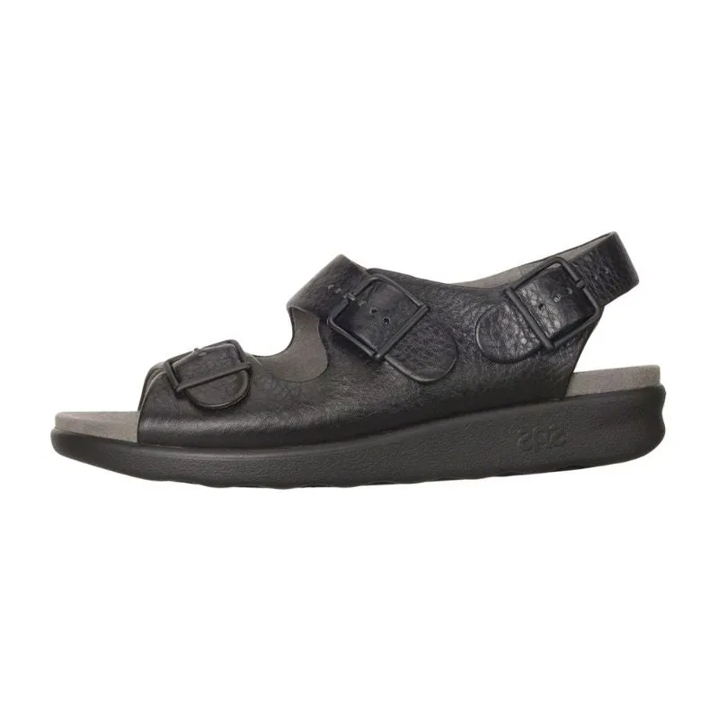 BLACK | SAS Relaxed Women's Sandals Extra Wide at Brandy's Shoes Made in USA