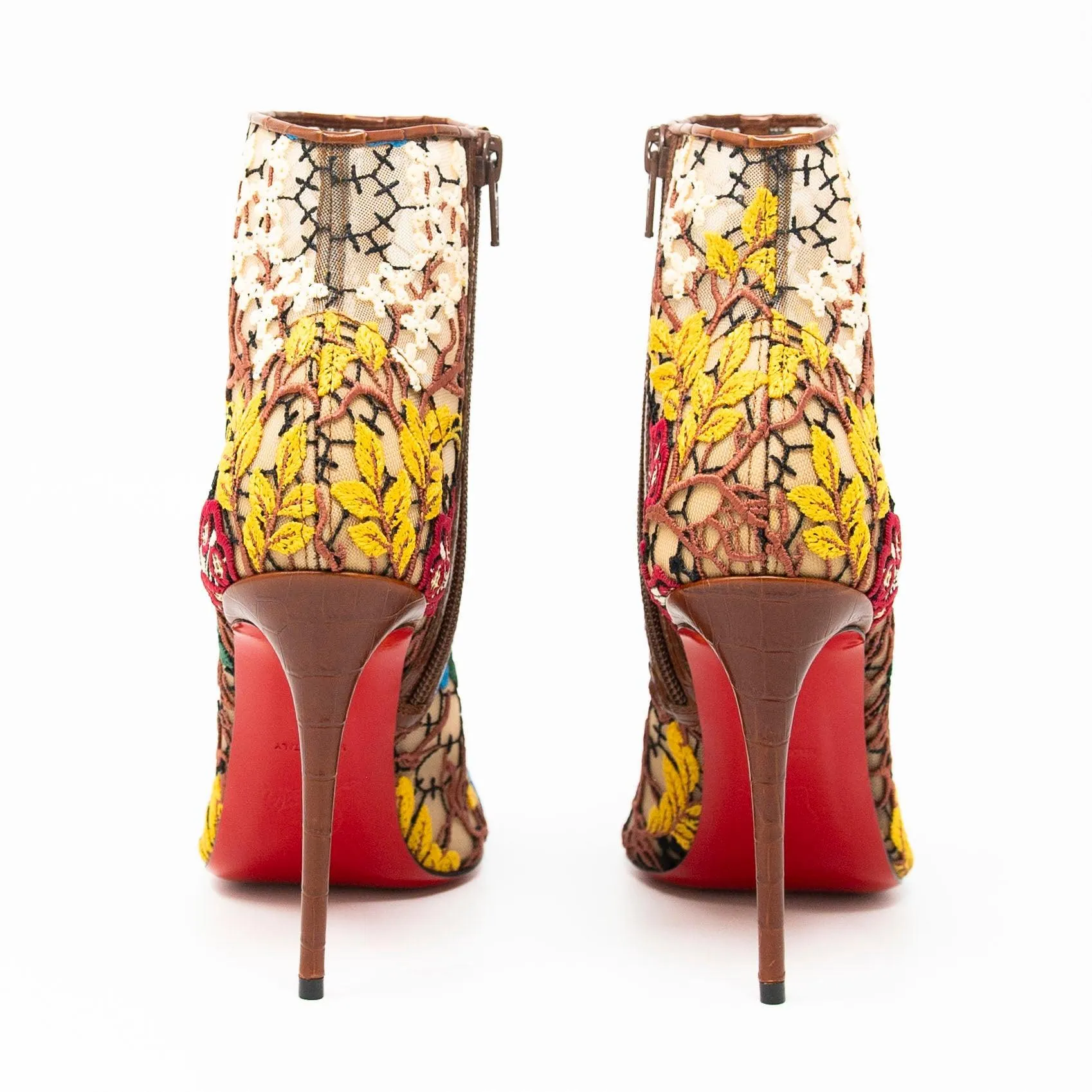 Christian Louboutin Miss Tennis Butterfly Booties 37