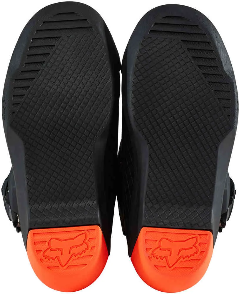 Comp FOX Youth Motocross Boots, Orange/Black