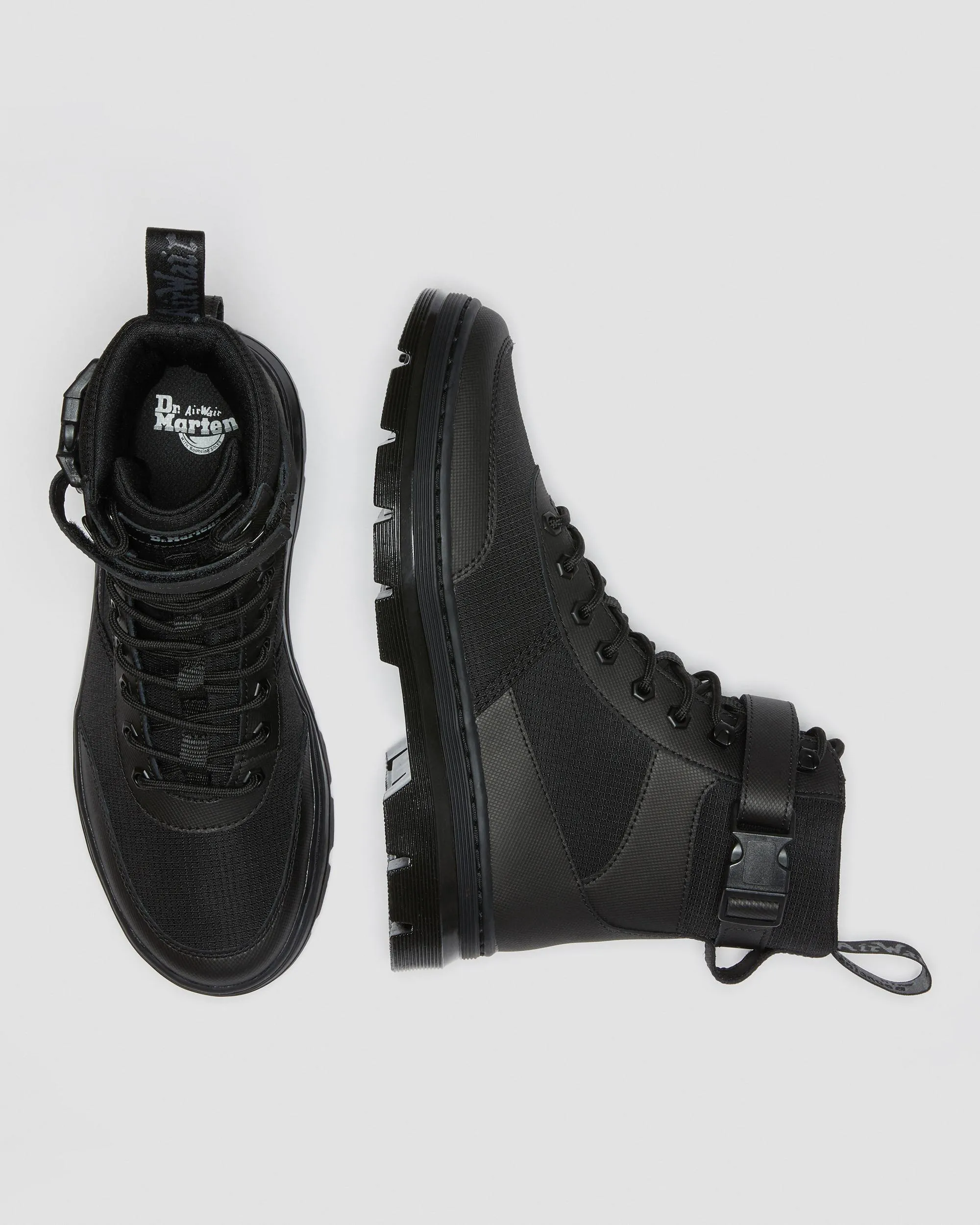 Dr. Combs casual boot in technical polyester. Martens