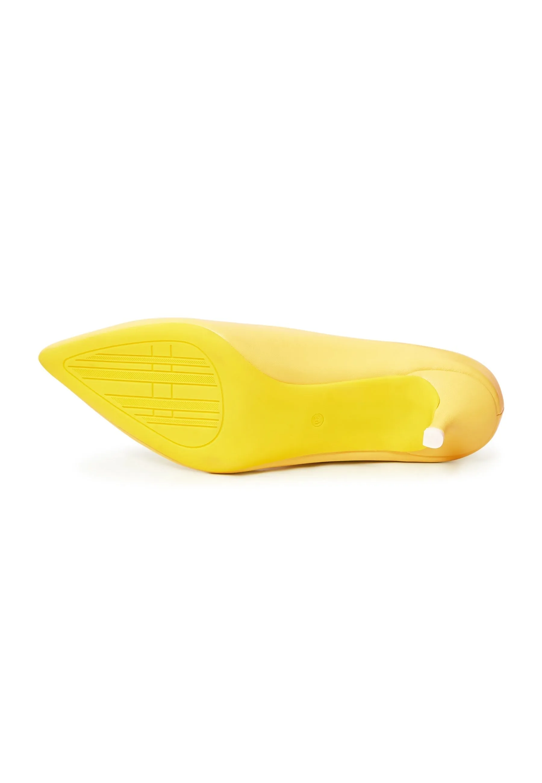 Elegant Luxe Pumps - Yellow