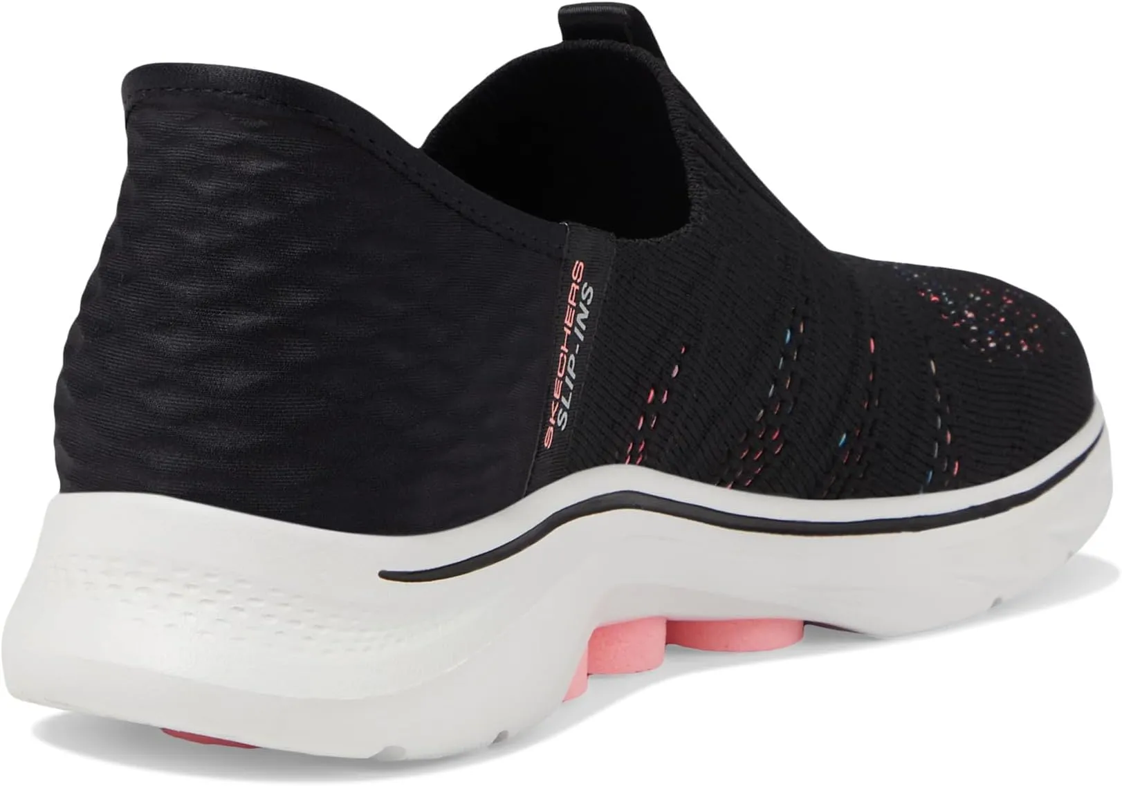 Go Walk 7 City Lights Hands Free Slip-Ins SKECHERS Performance Sneakers, Black/Multi