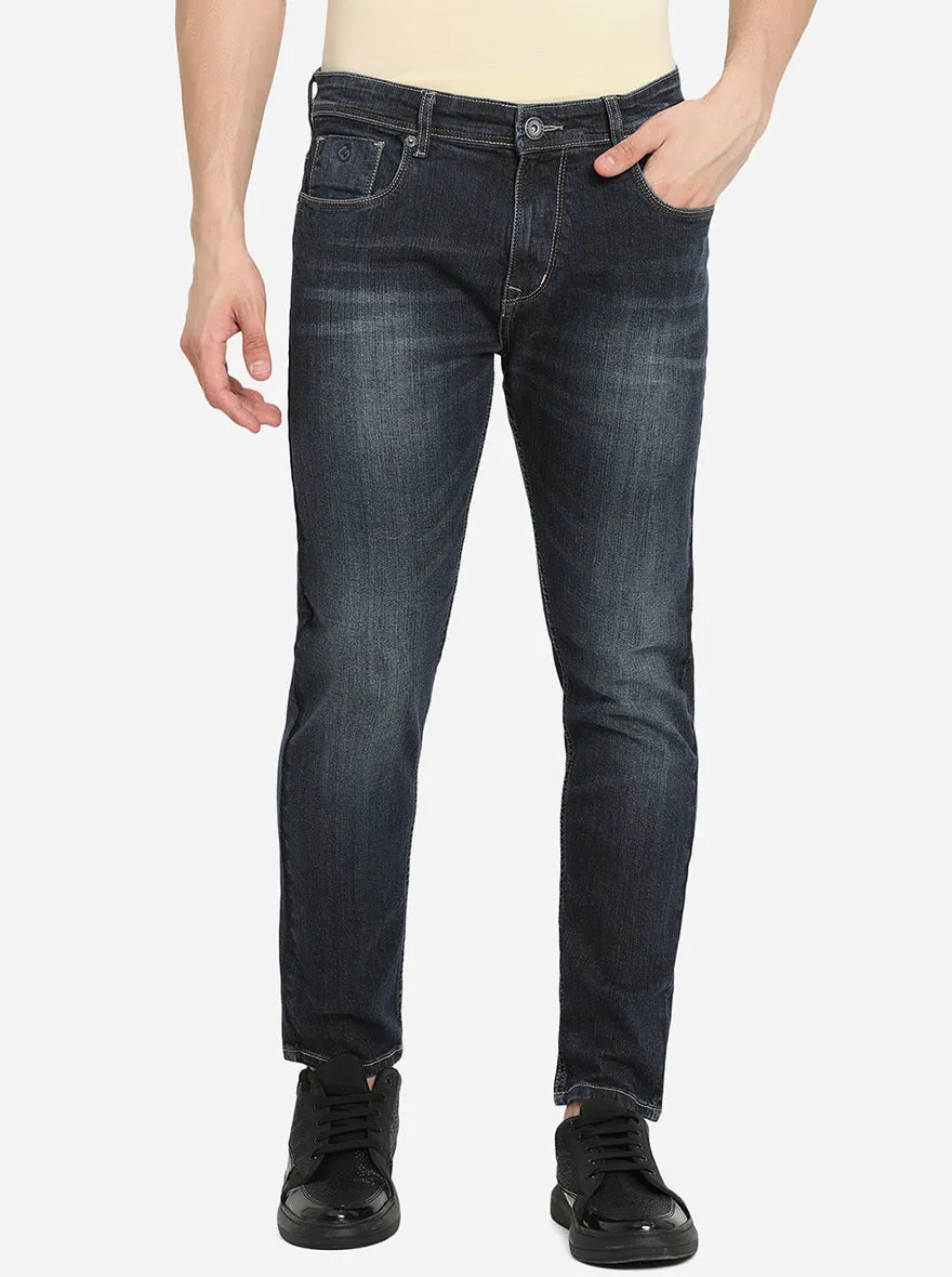 Indigo Blue Washed Urban Fit Jeans | Greenfibre