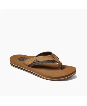 Men's flip flops Dawn Comfort Fit with REEF cushions, brown