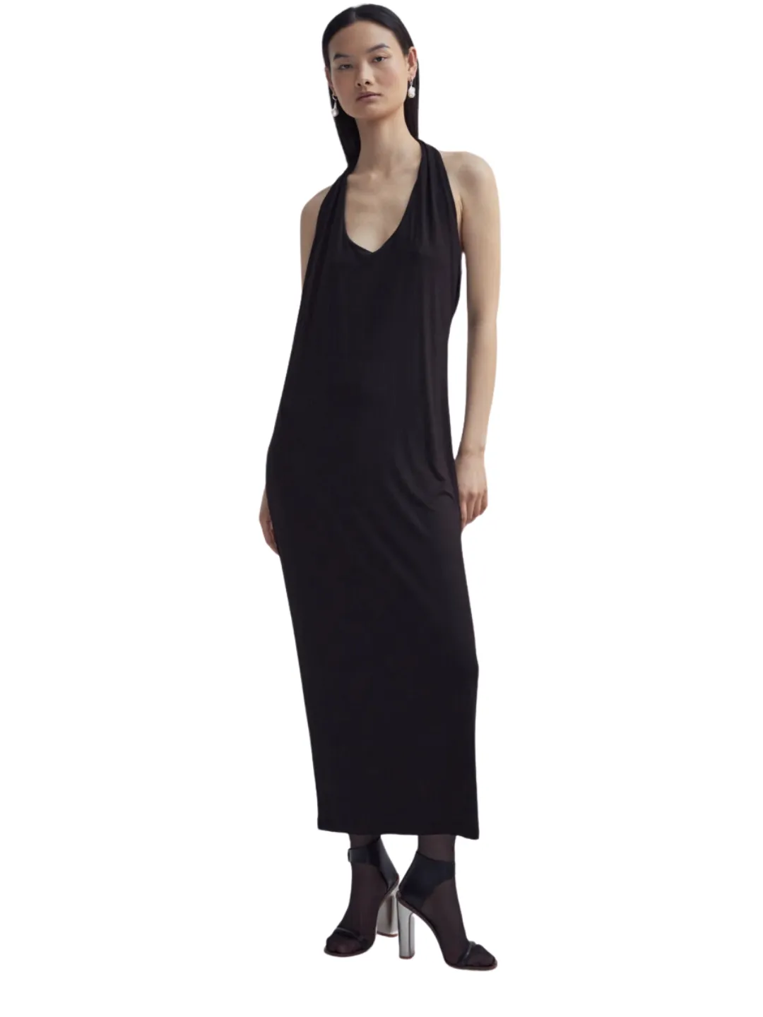 NINETY PERCENT ceri dress black