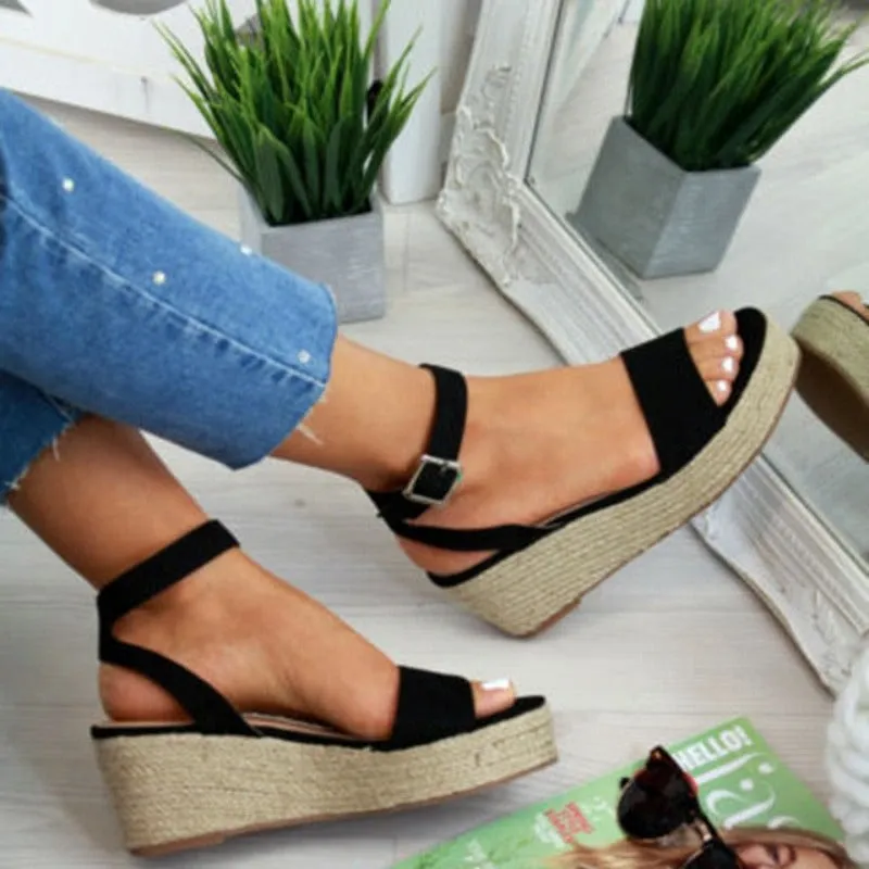 Platform Peep Toe Sandals