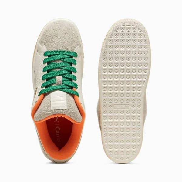 Puma Men's Carrots Suede XL II Shoes - Warm White / Rickie Orange