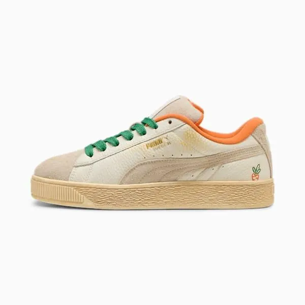 Puma Men's Carrots Suede XL II Shoes - Warm White / Rickie Orange