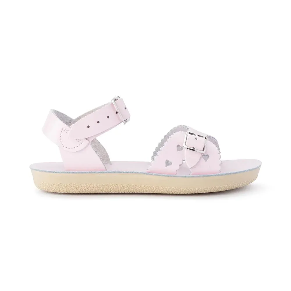 SALT WATER SUN-SAN SWEETHEART SANDALS - SHINY PINK