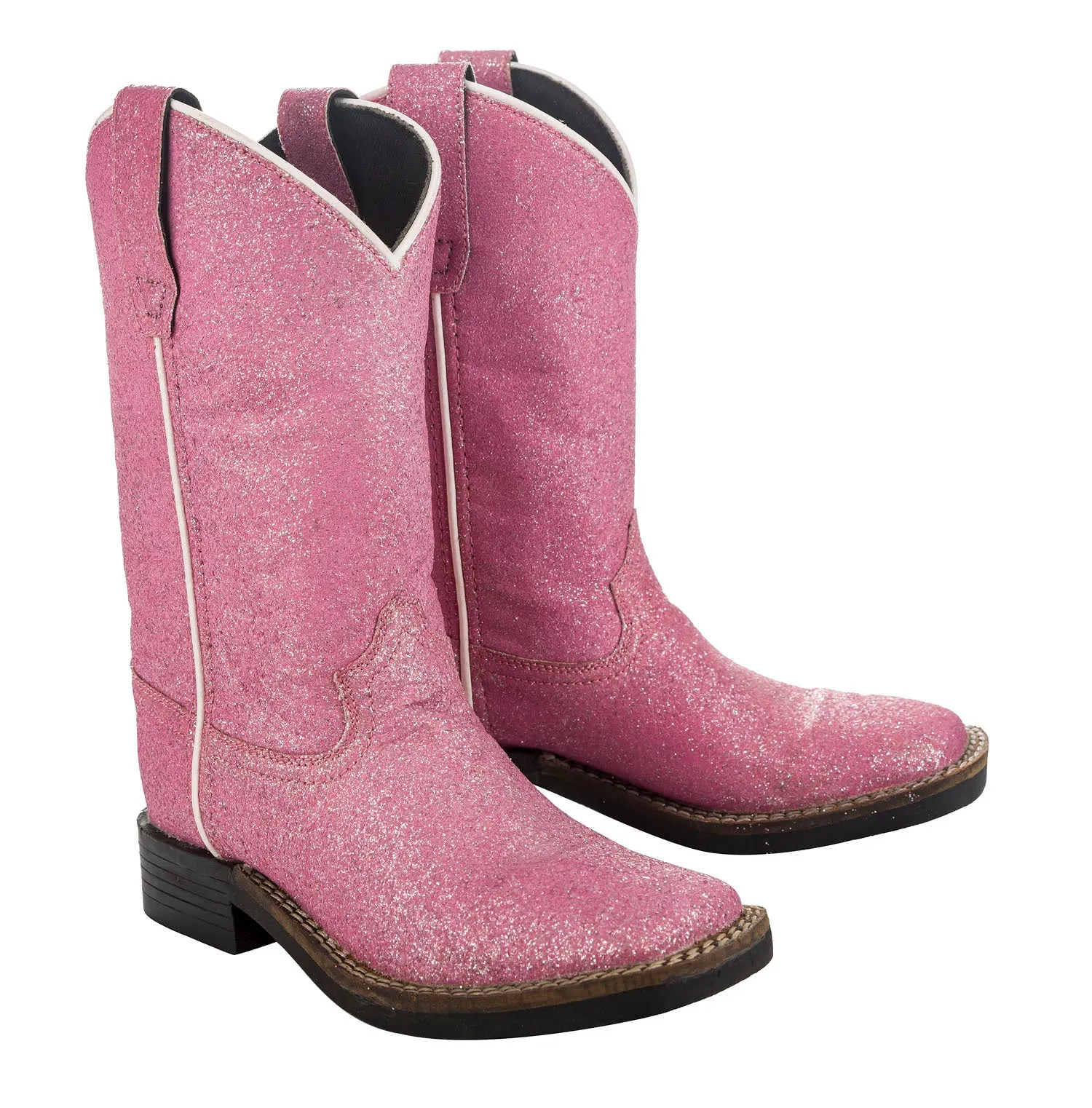 TuffRider Children's Pink Glitter Western Boot