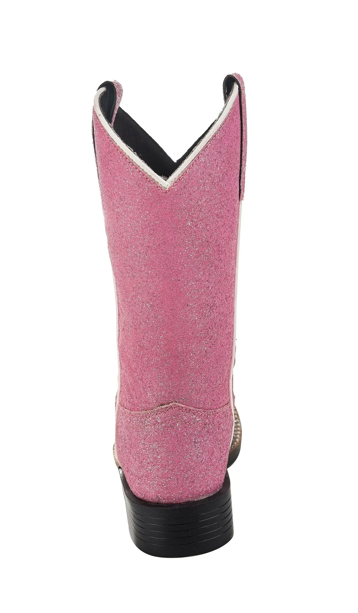 TuffRider Children's Pink Glitter Western Boot