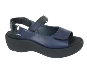 Wolky Sandals Jewel Navy Blue